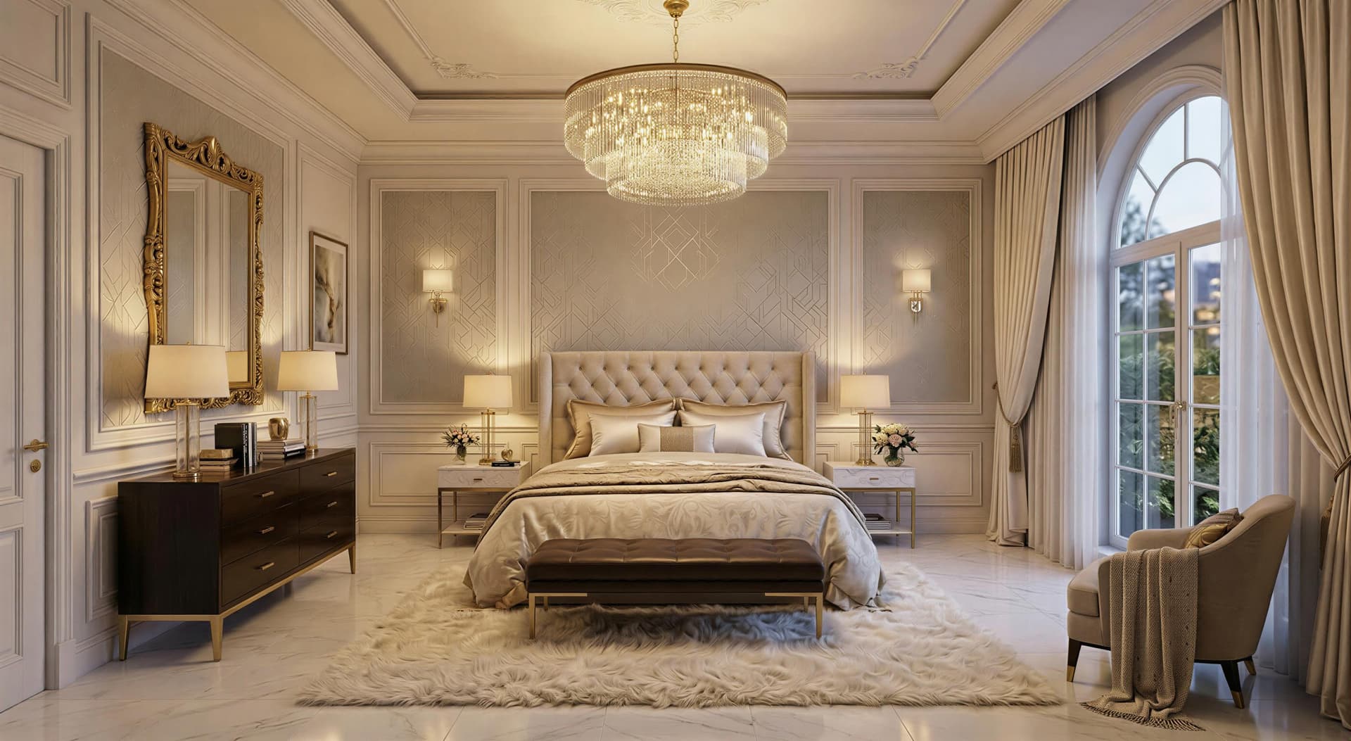 Luxe interior design style