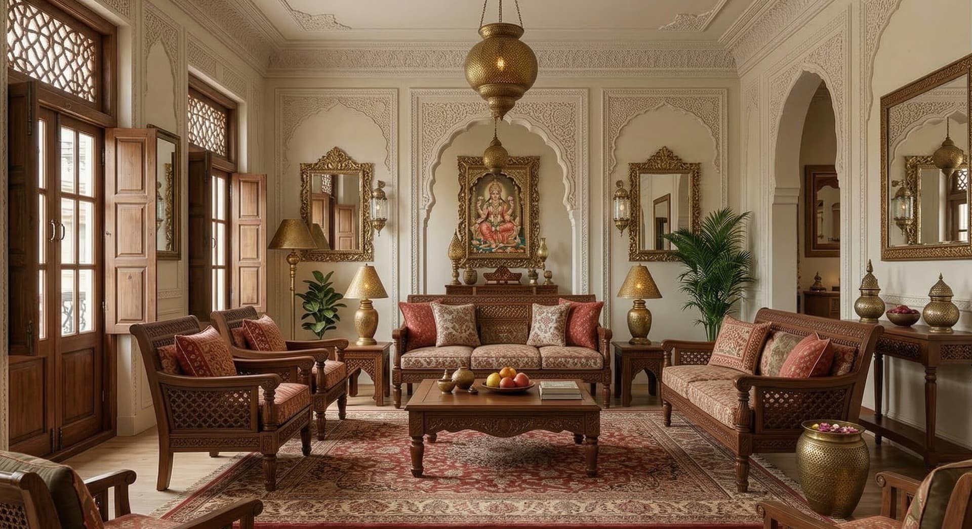 Traditional Indian interior design style